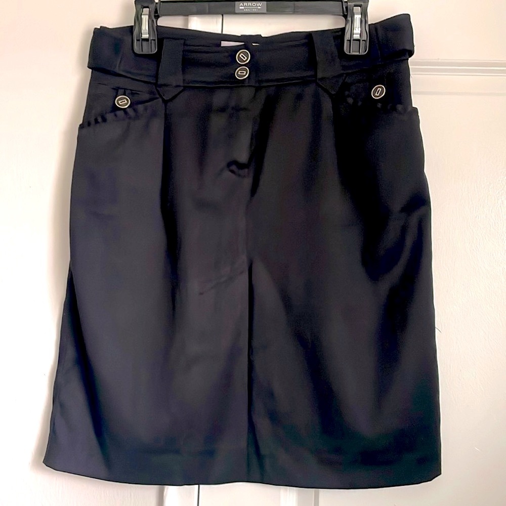🔥Italian Fervente black knee length skirt